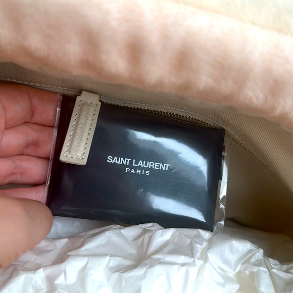 RARE YSL Saint Laurent Summer Print Quilted Terry Cloth Backpack - Picture 6 of 9